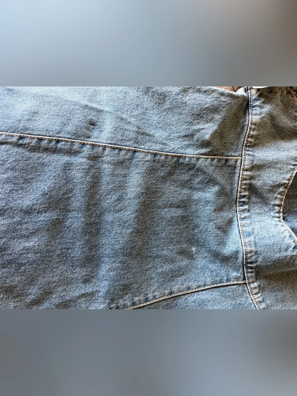 ZARA blue denim mini dress with rhinestones sleeveless Sz M NWT. - Picture 11 of 11